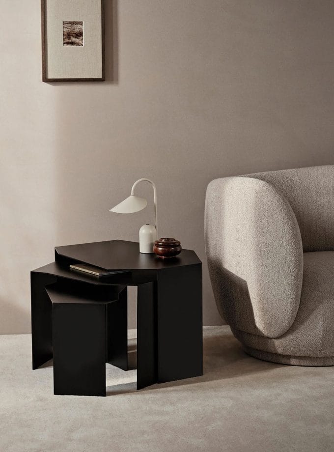 Faceta Table Basse - Set de 3 gigognes